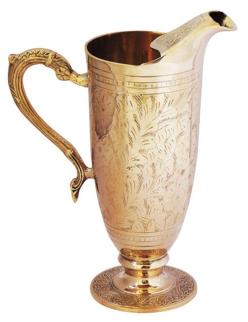 Brass Jug Mughal Design 1.36Kg(Pack of 4)